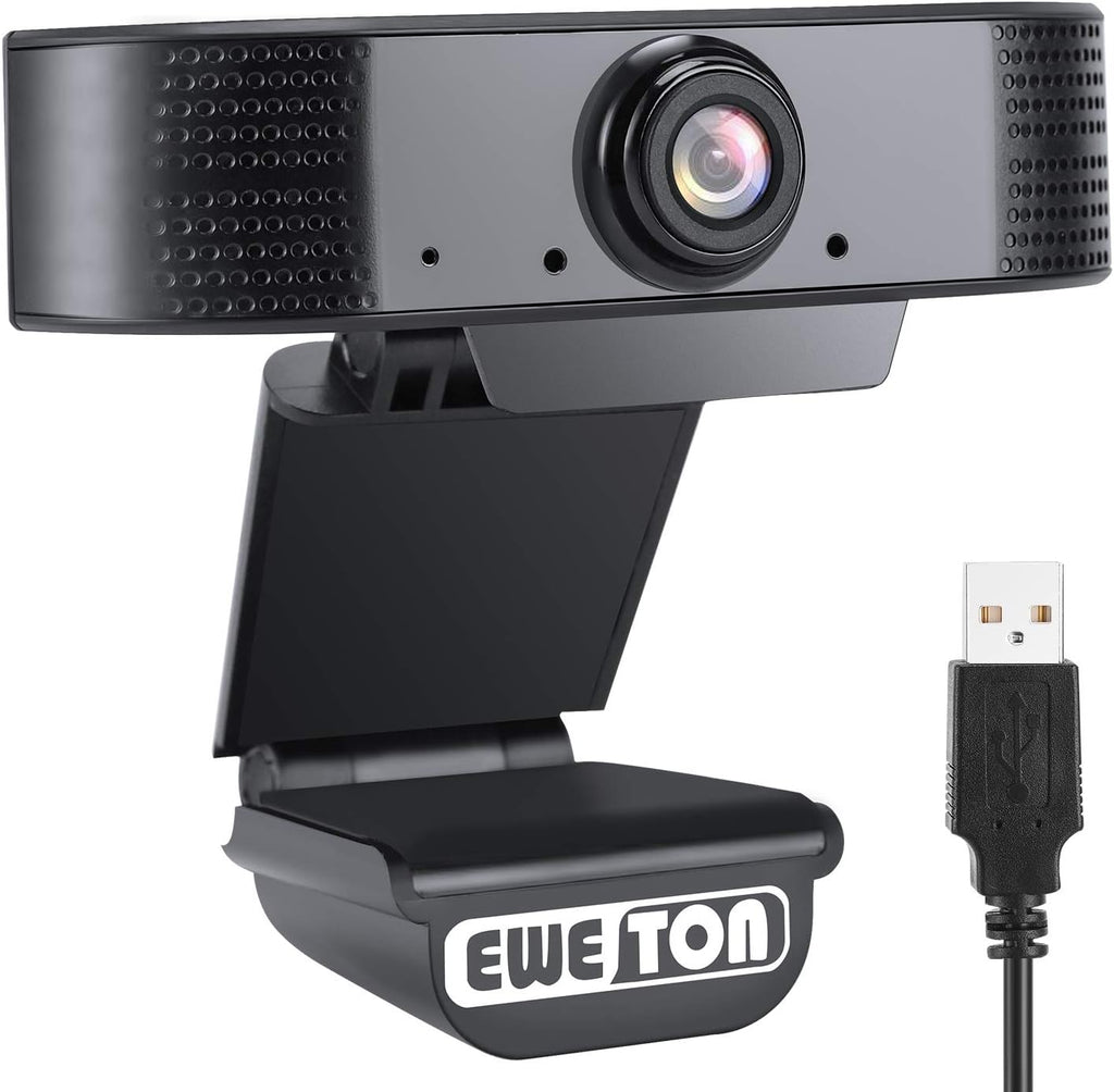 1080P Webcam with Microphone, USB 2.0 Computer Web Camera (Black) G3211