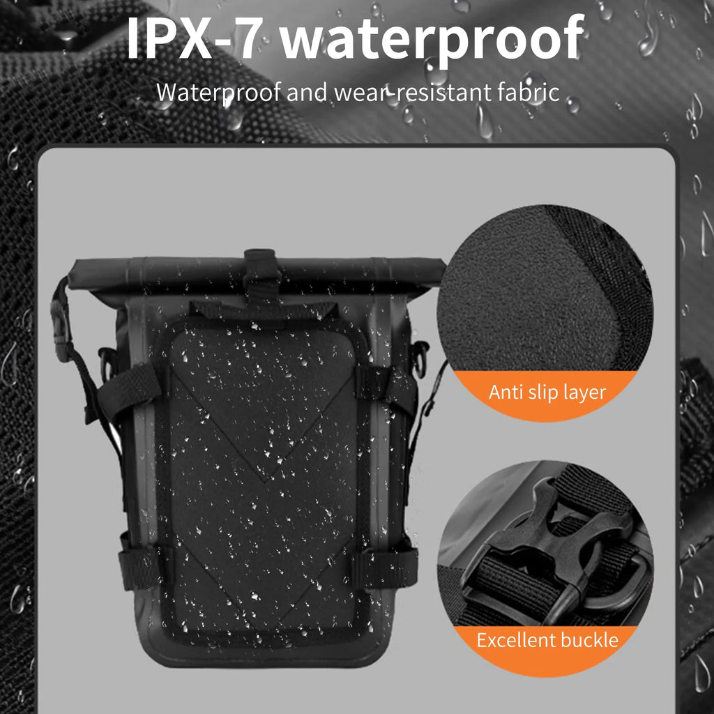 Motorcycle Frame Bag Motorbike Side Bag Full Waterproof 8L M378