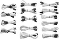 White Standard Power Cable Kit W24810