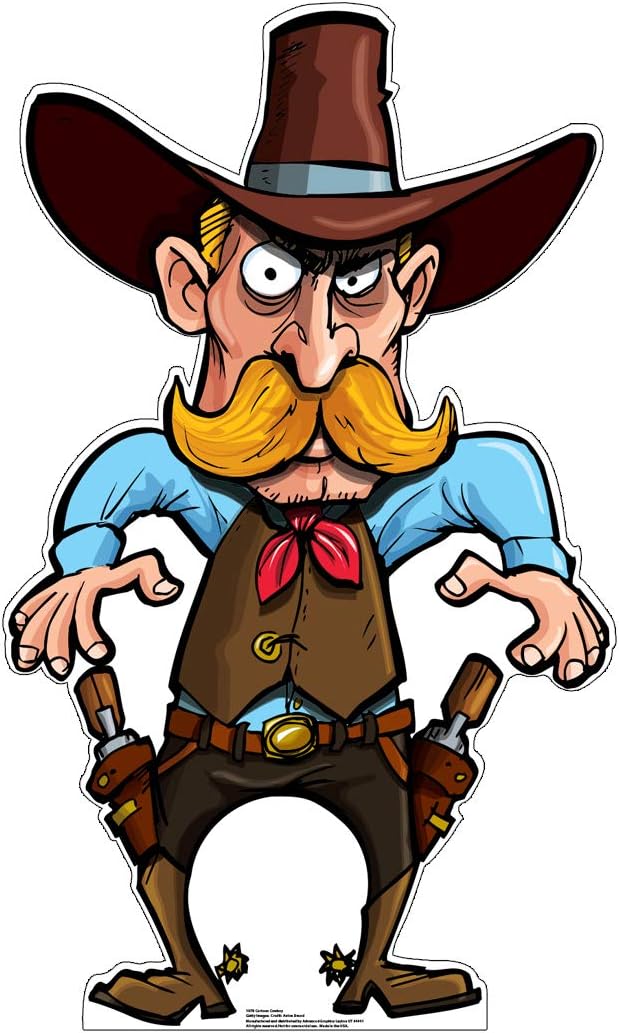 Cowboy Stand-in Cardboard Cutout Standup Pack of 2 N106738