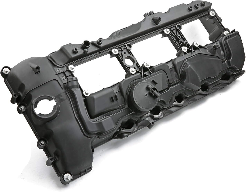 N55 Engine Valve Cover with Gasket Bolts Kit & Oil Cap V56321