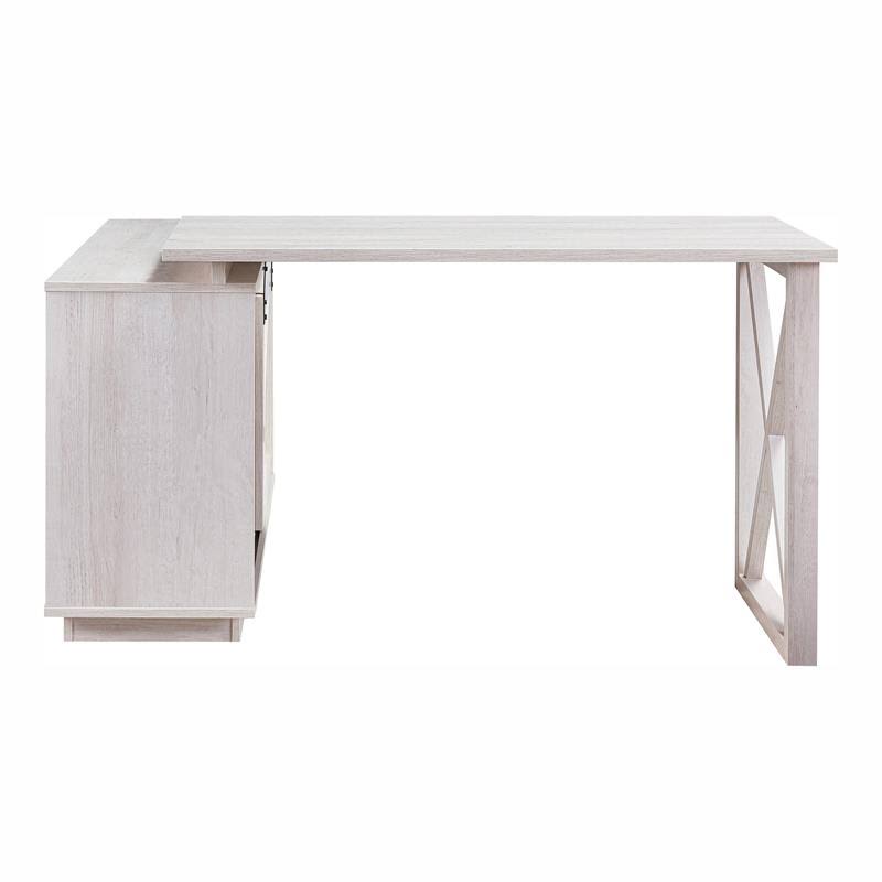 White Oak L-Shape Desk E963487
