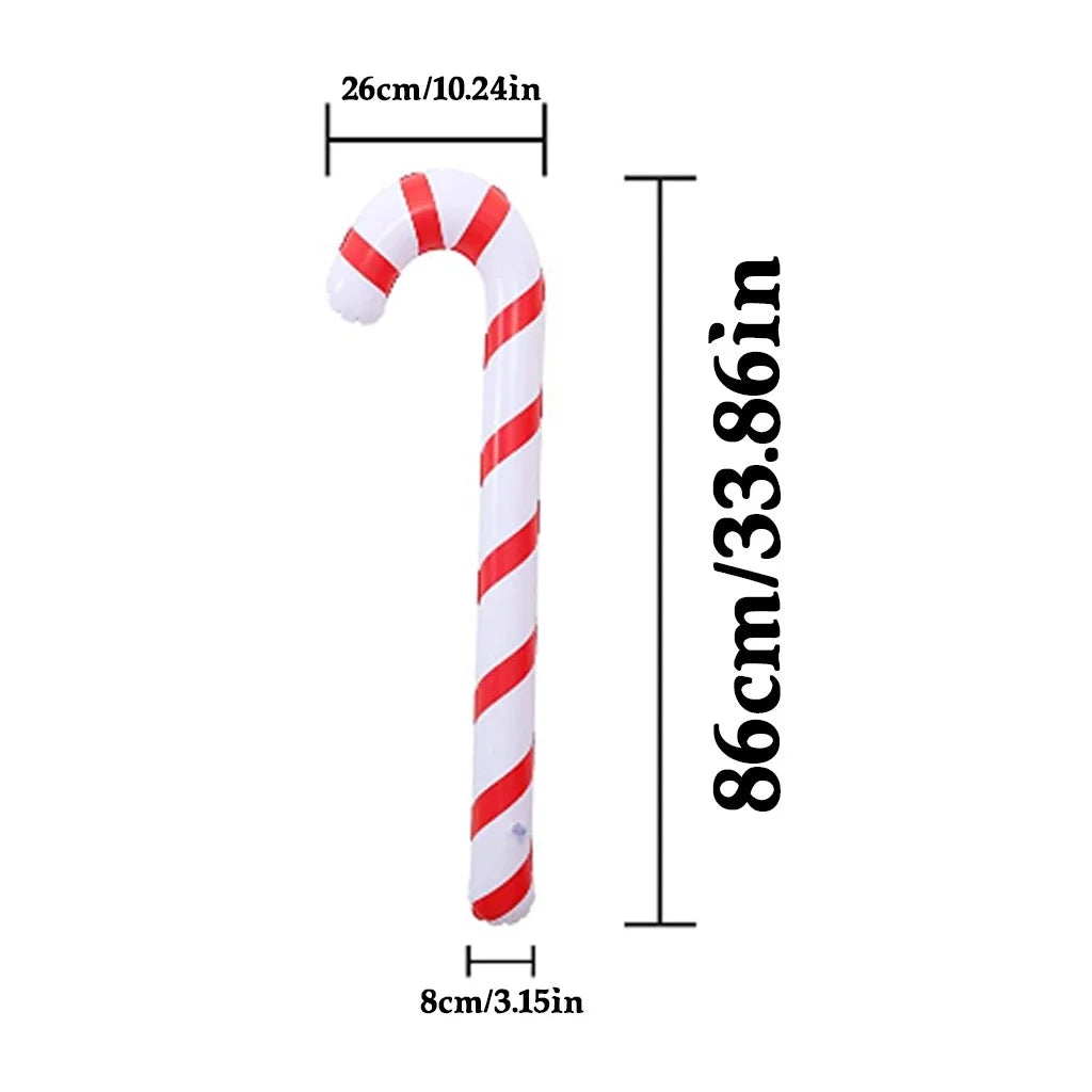 Inflatable Candy Canes Christmas Balloons Outdoor Decoration U466878