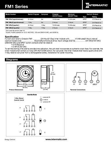 Electromechanical Timer, 24-Hour, SPDT H513