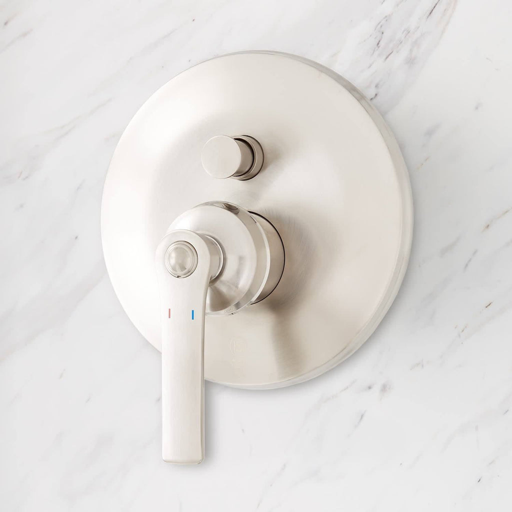 Brushed Nickel Pressure Balanced Shower System S8544