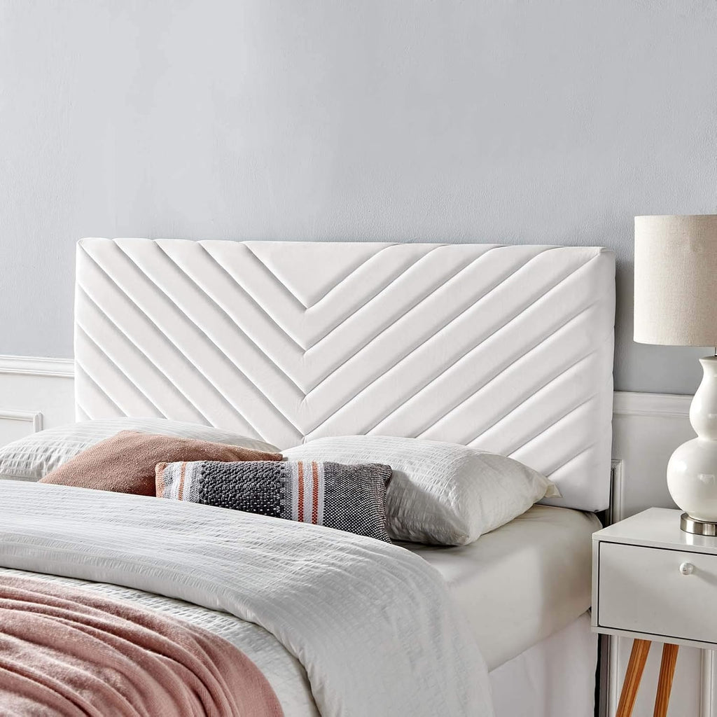 Teal Performance Velvet California King Headboard L59249