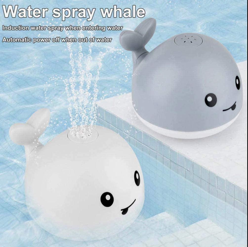 Gray Light Up Whale Bath Toy E82293