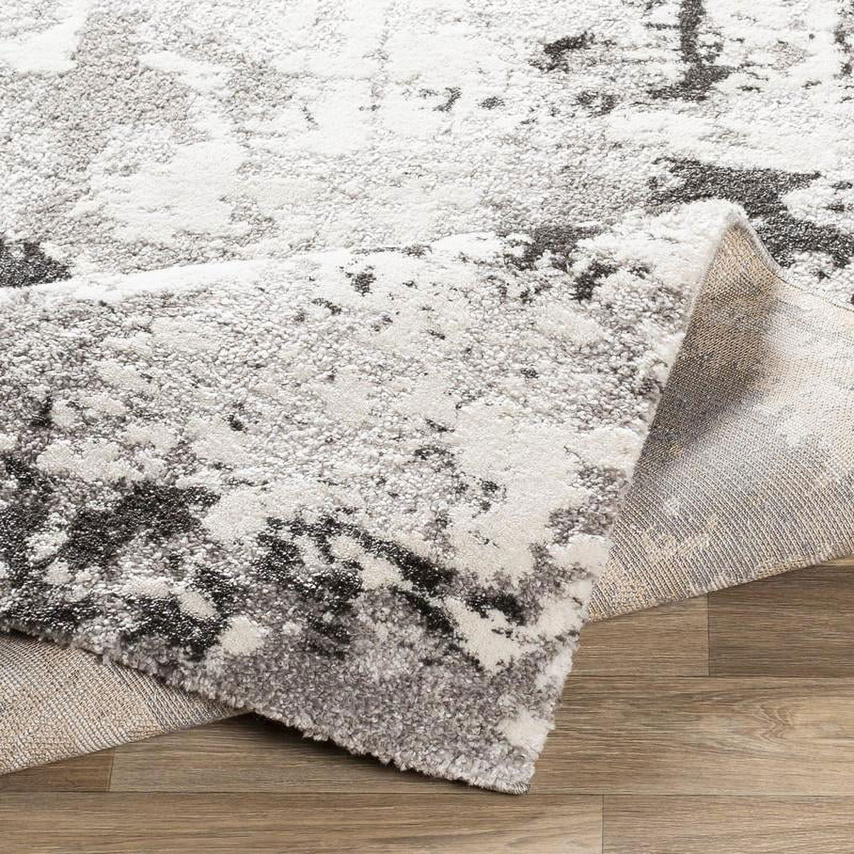 Medium Gray Runner Area Rug H229
