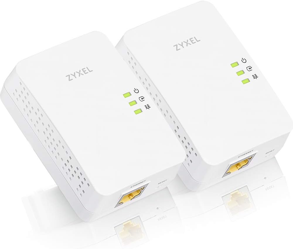 1300 Mbps MIMO Powerline Gigabit Ethernet Adaptor Pack of 2 Q219