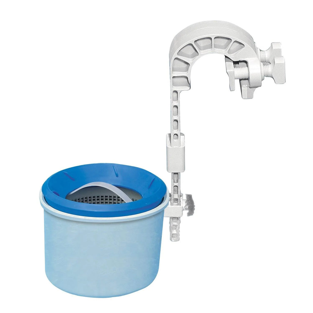 Pool Blaster Battery Powered Leaf Vacuum and Intex Wall Mount Automatic Skimmer N54968