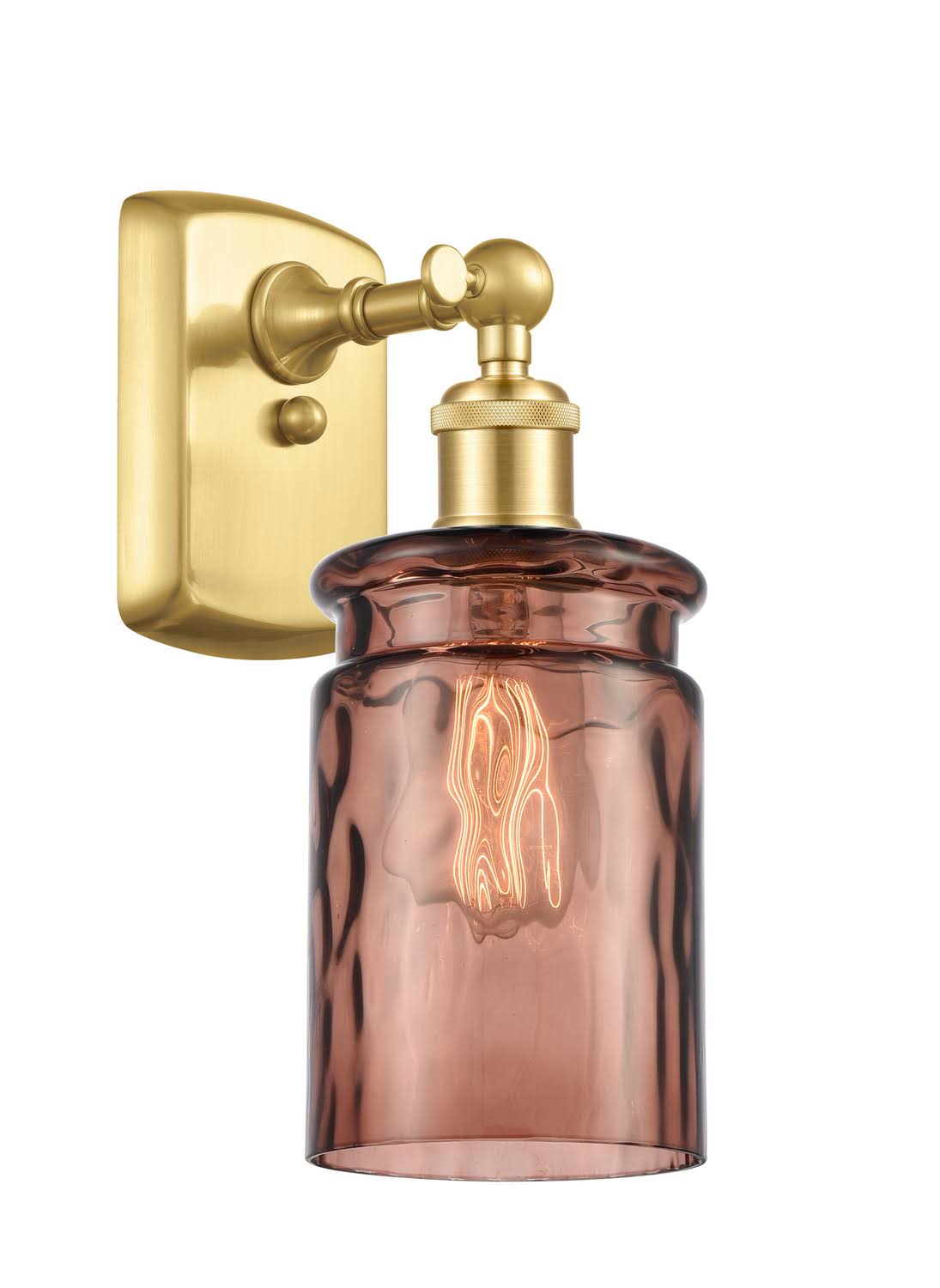 Satin Gold 1 Light Sconce W211