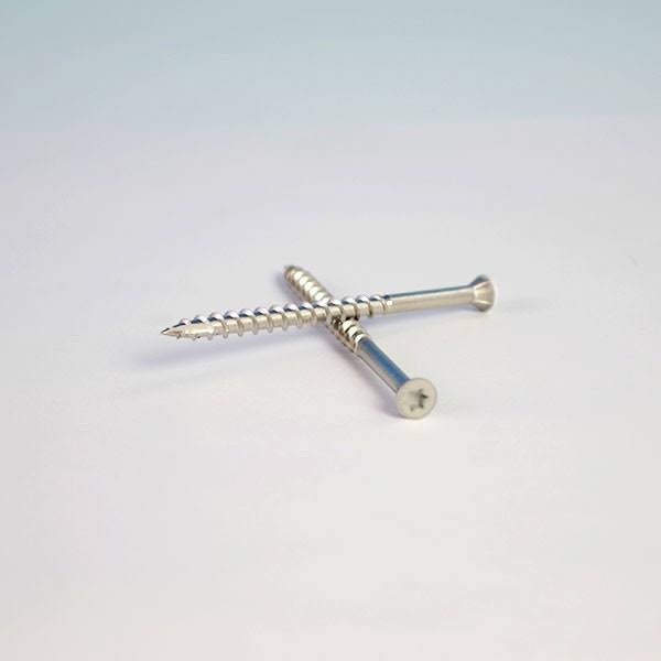 305 Stainless Steel Trim Head Deck Screws - Warm Gray - #7 x 1-5/8 in - 1050 Piece Contractor Pack P943004