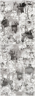 Medium Gray Runner Area Rug H229