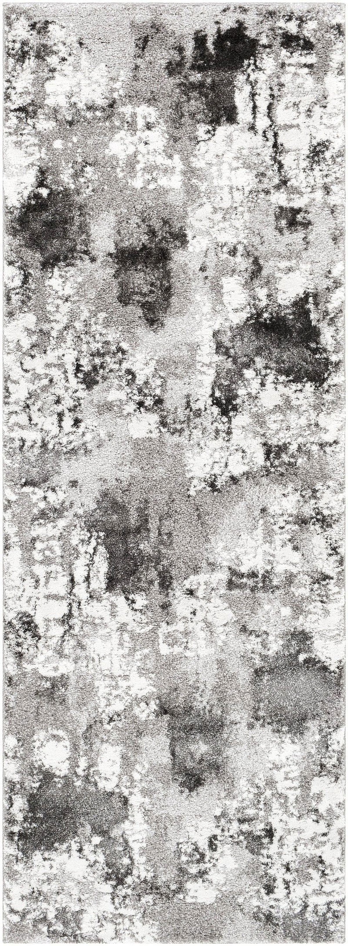 Medium Gray Runner Area Rug H229