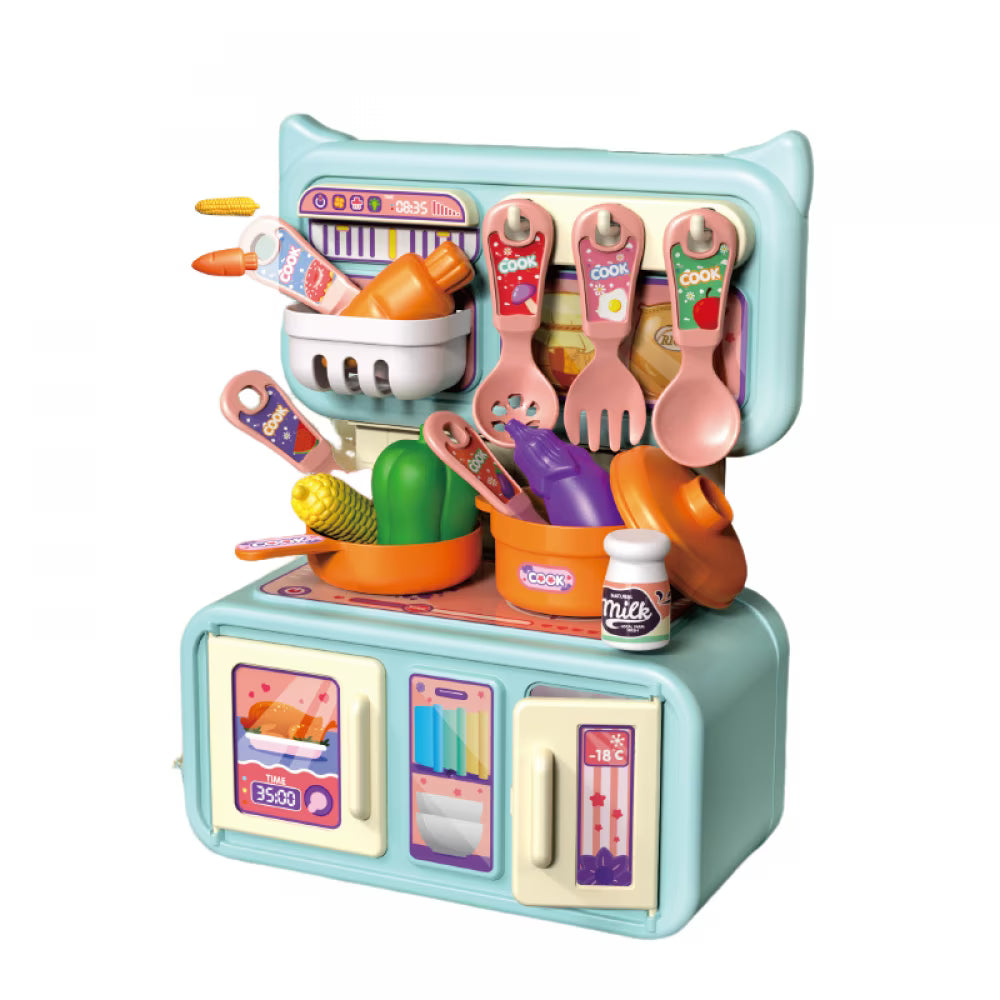 Kids Kitchen Toy Pretend Cooking Playset B917