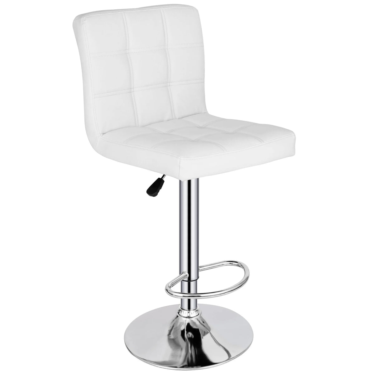 Set of Two Height Adjustable Armless Swivel Bar Stools X7581