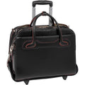 Black Detachable-Wheeled Ladies Briefcase C17420