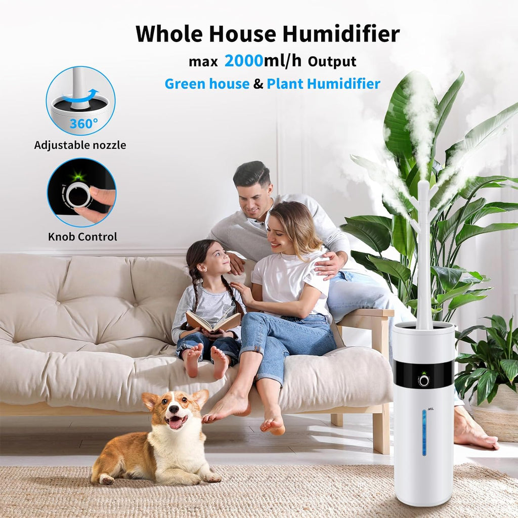 Ultrasonic Topfill Cool Mist Tower Humidifier 18L 4.76Gal 360° Nozzle D463