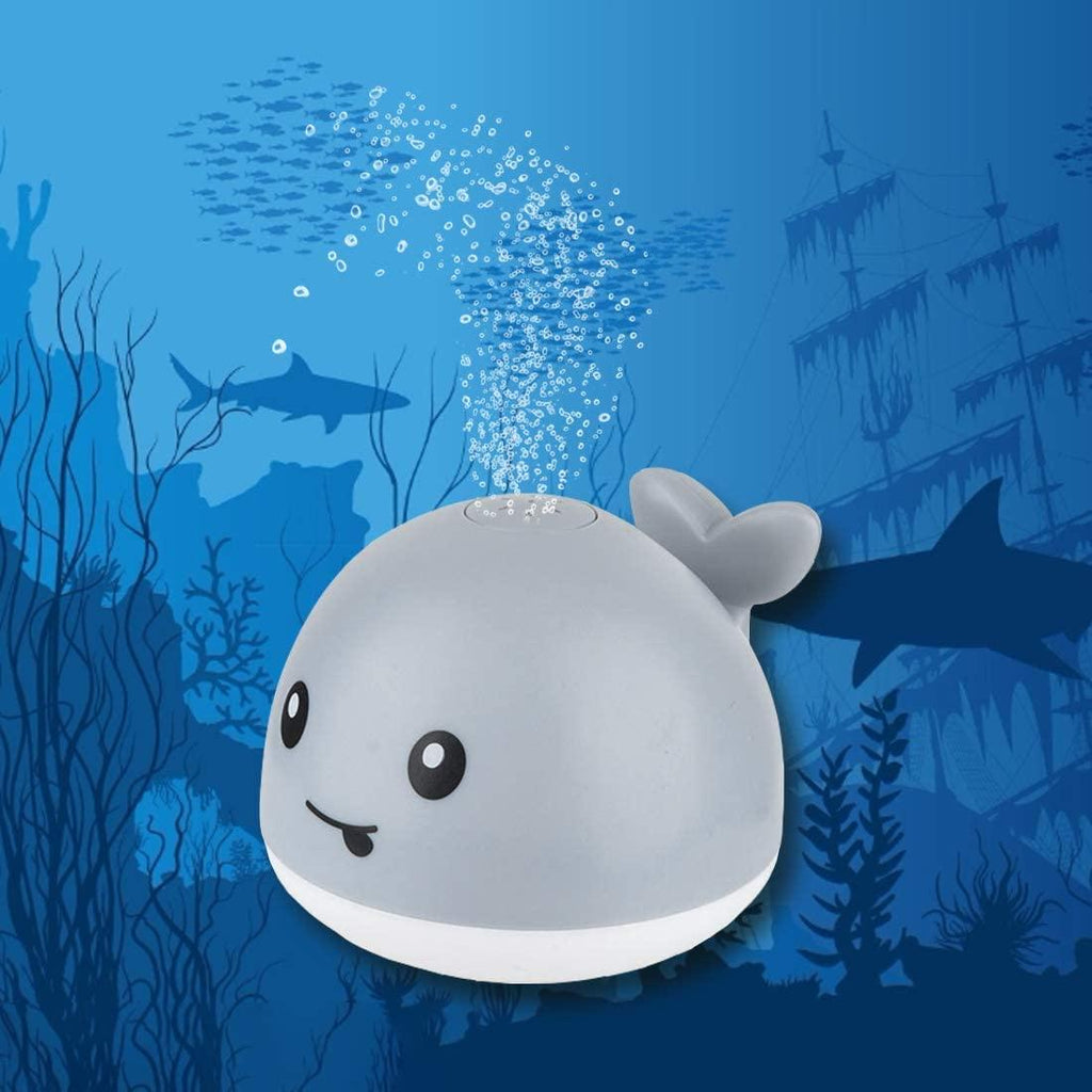Gray Light Up Whale Bath Toy E82293