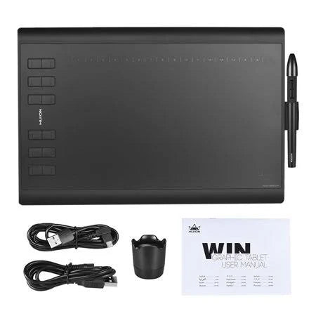Portable Drawing Graphics Tablet with Rechargeable Digital Pen N728