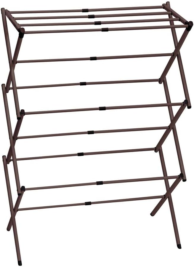 Bronze Tall Foldable Laundry Drying Rack B43139