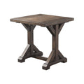 Walnut Trestle End Table I50785