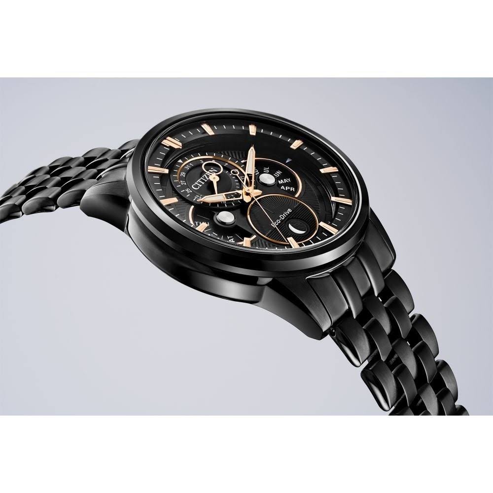 Black Stainless Steel Watch L555738
