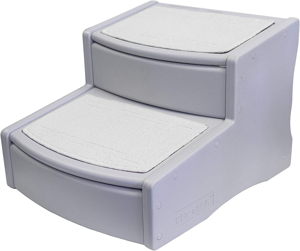Pet Stairs, 2 Step, Extra Wide, Removable Carpet, Pack of 2 M625360