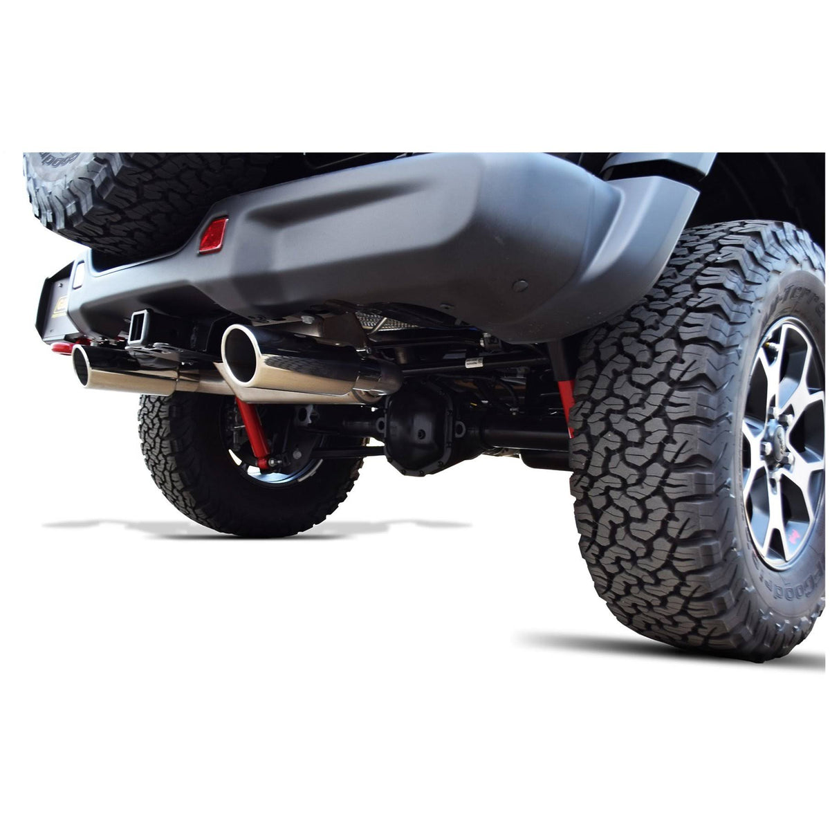 Cat-Back Dual Split Stainless Exhaust System P582