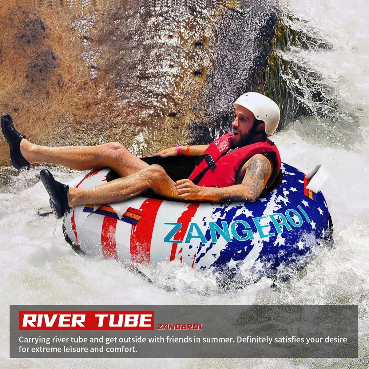 Heavy Duty 42-inch River Tube with Cover L877429