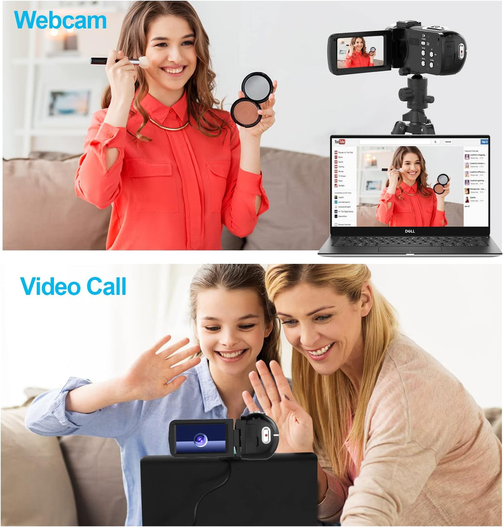 4K Camcorder with IR Night Vision and 18X Digital Zoom X7096