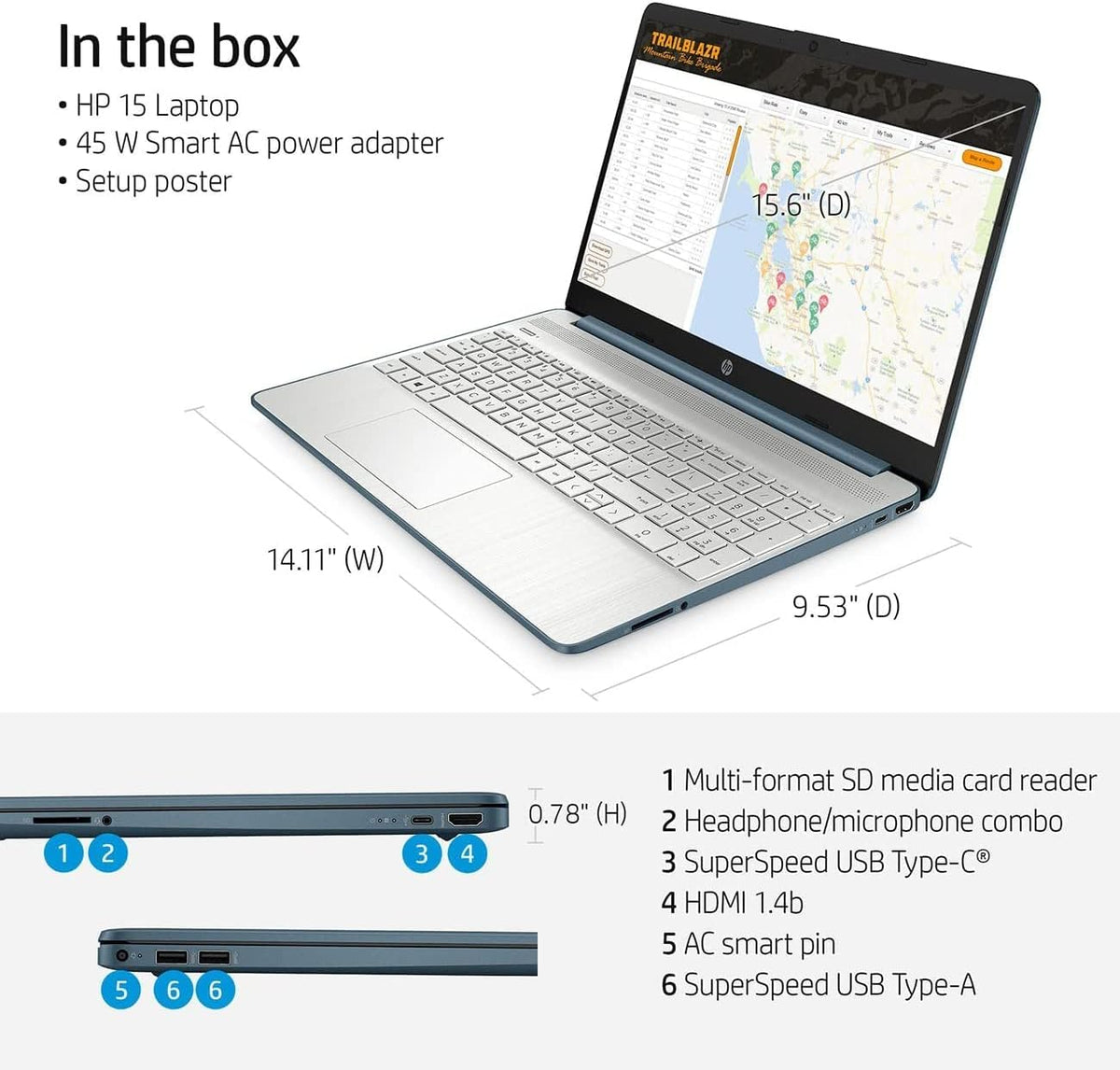 15.6" Full HD AMD Ryzen 5 16GB RAM 1TB SSD Laptop D30449