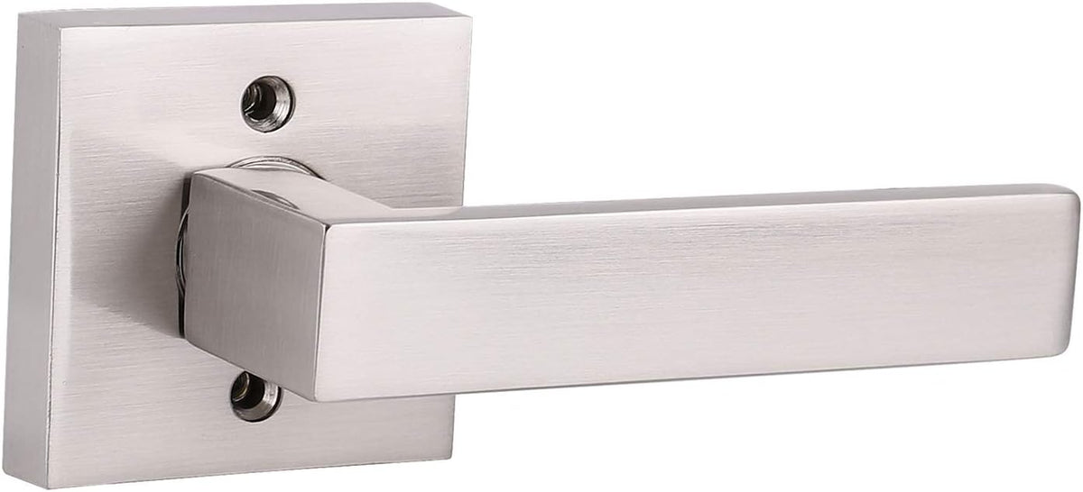 10 Pack Square Satin Nickel Privacy Door Locksets S4015