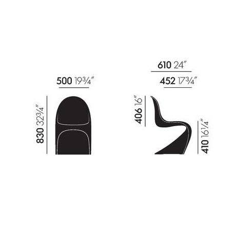 White Panton Chair K357332