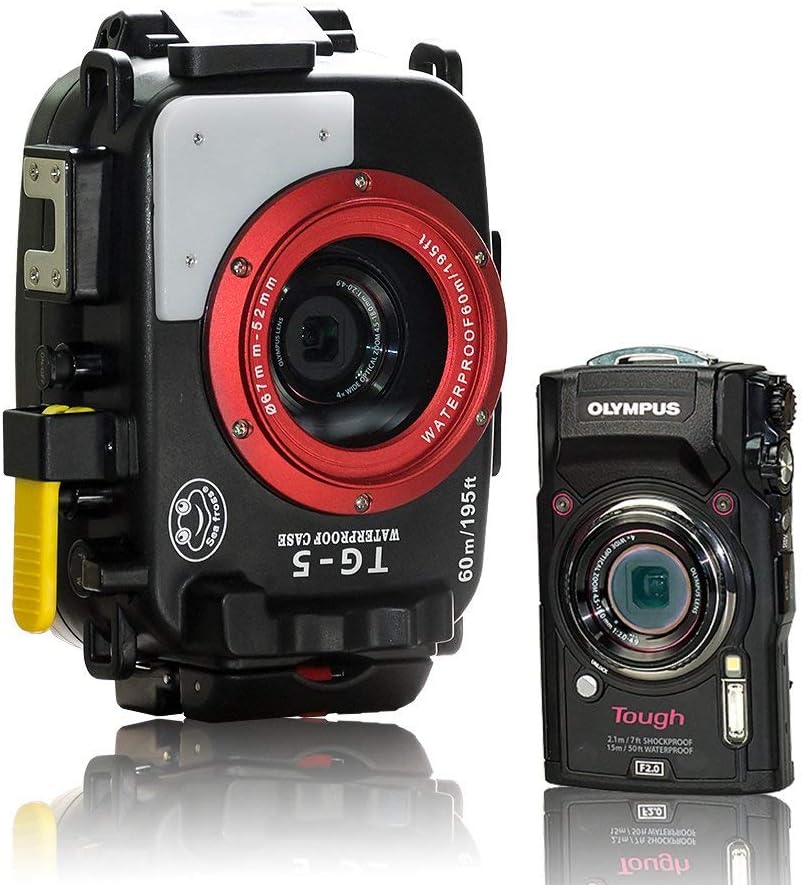 Waterproof housing case for Olympus TG-5 Cameras B4824