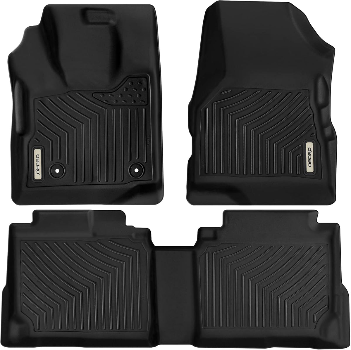 Black All Weather Cargo Trunk Liner Floor Mats Pack of 2 C44847