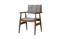Gray Solid Wood Dining Chairs (Set of 2) O785