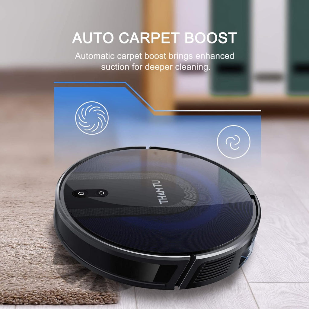 Robot Vacuum and Mop Cleaner with Auto Dirt Disposal, 3200Pa Suction J208256