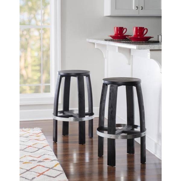 Dark Pine Bar Stool F293346
