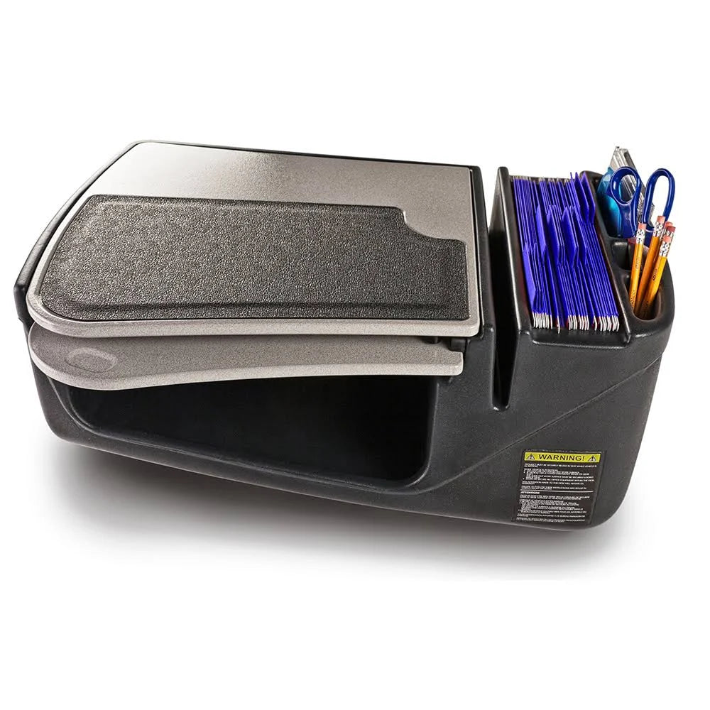 Grey Car Desk with Built-in Power Inverter Y249