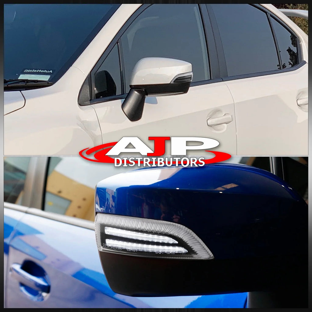 Sequential LED Mirror Turn Signal Lights Clear M9998