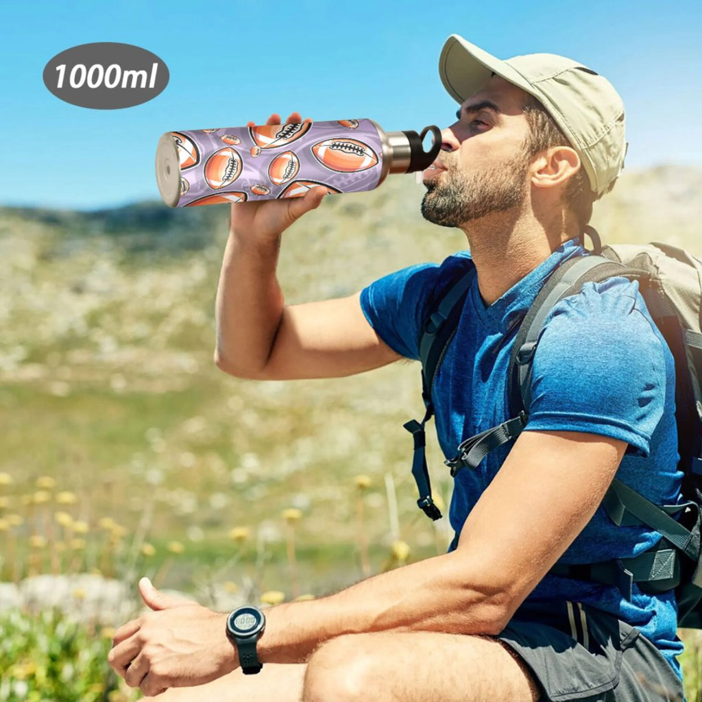 20 oz Insulated Stainless Steel Water Bottle with Straw Lid W392501