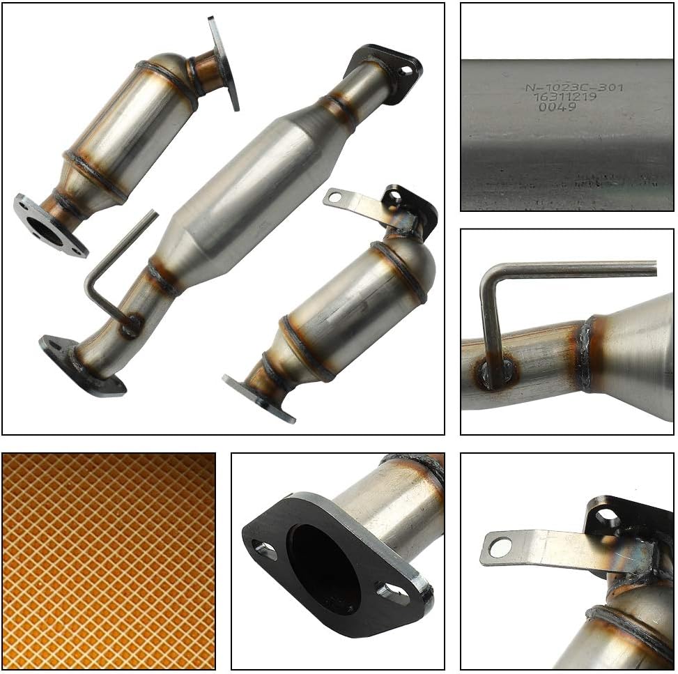 3 Pcs Catalytic Converter F733137