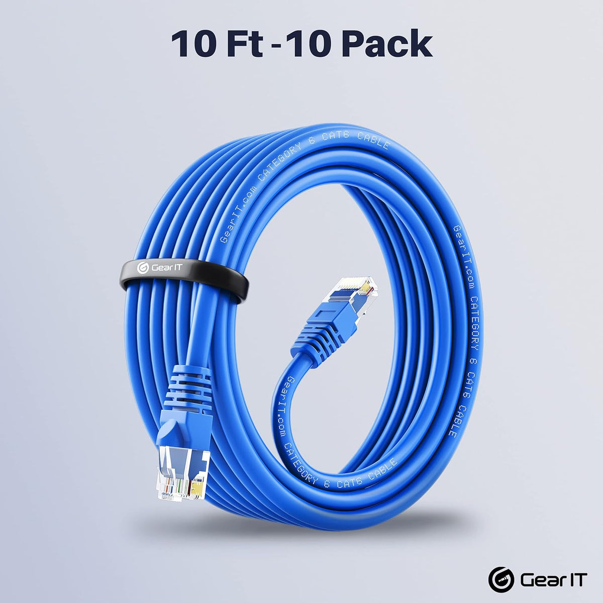 Cat 6 Ethernet Cable 5 ft (24-Pack) Blue K5078