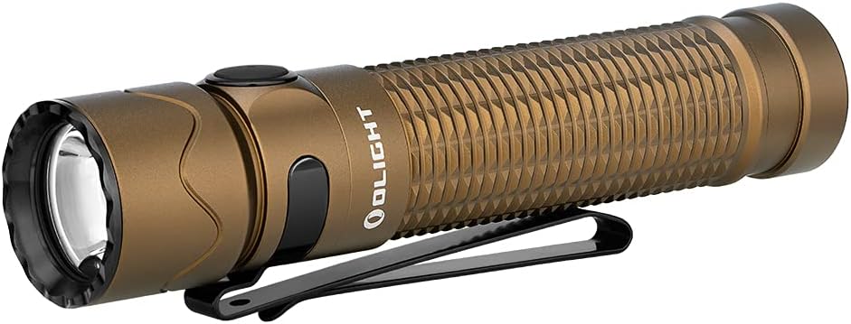 1750 Lumens Tactical Flashlight with Dual Switch and Proximity Sensor, MCC Rechargeable 3500mAh Battery (Black) O354458