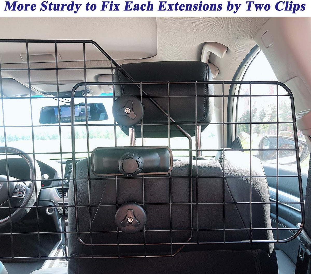 Black Heavy-Duty Pet Wire Dog Barrier I103