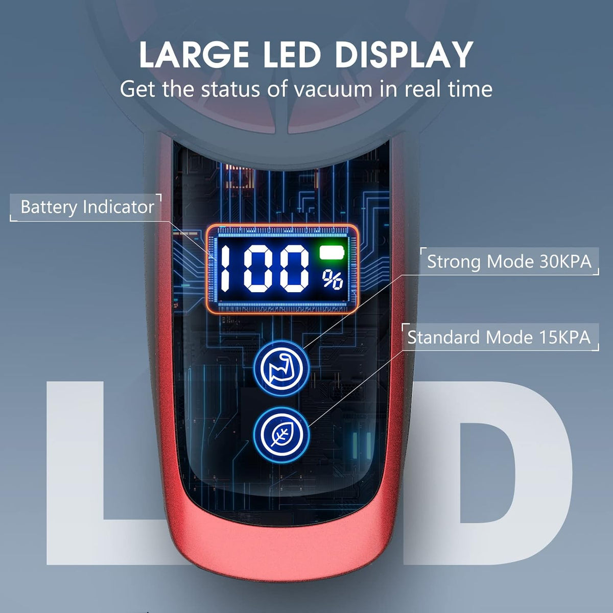 Cordless Stick Vacuum Cleaner with LED Display N260