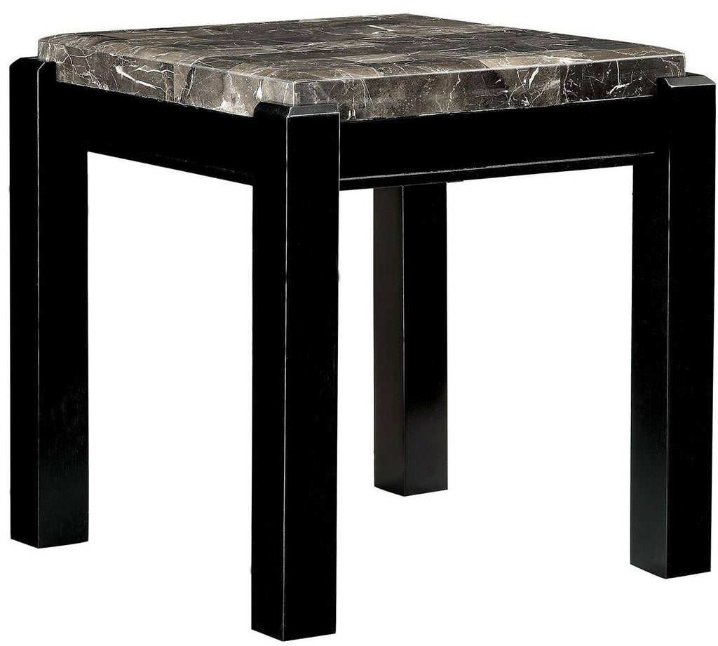 Gray Marble End Table B3800