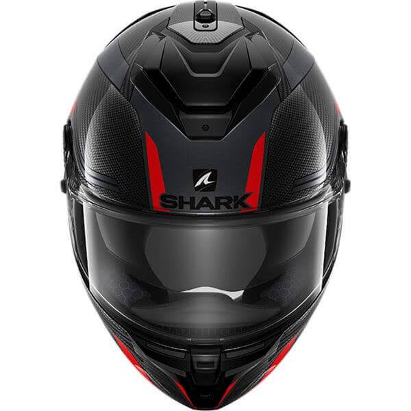 Shark Spartan GT Carbon Tracker Helmet, black-white-orange, Size Xs Y62241