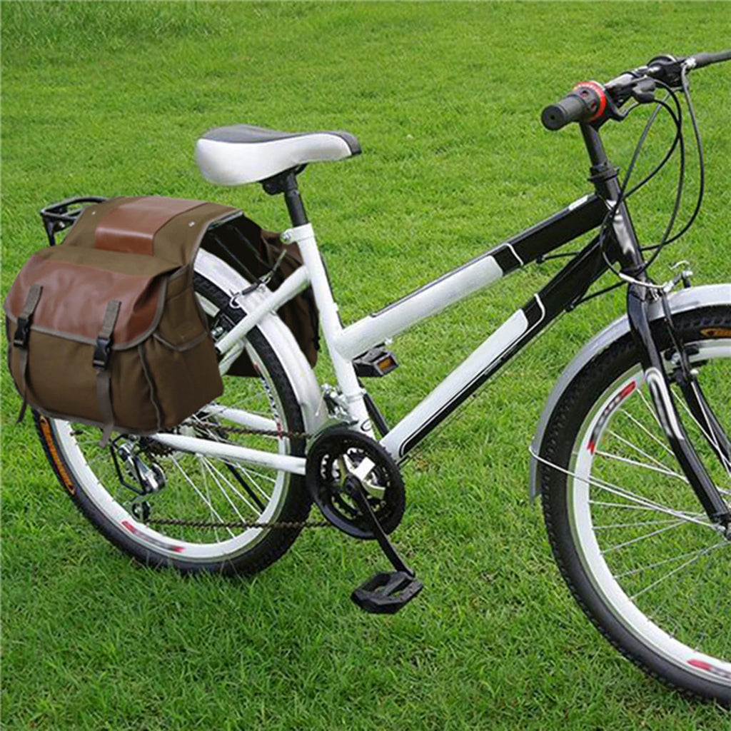 Waterproof Canvas Motorbike Saddle Bag D744